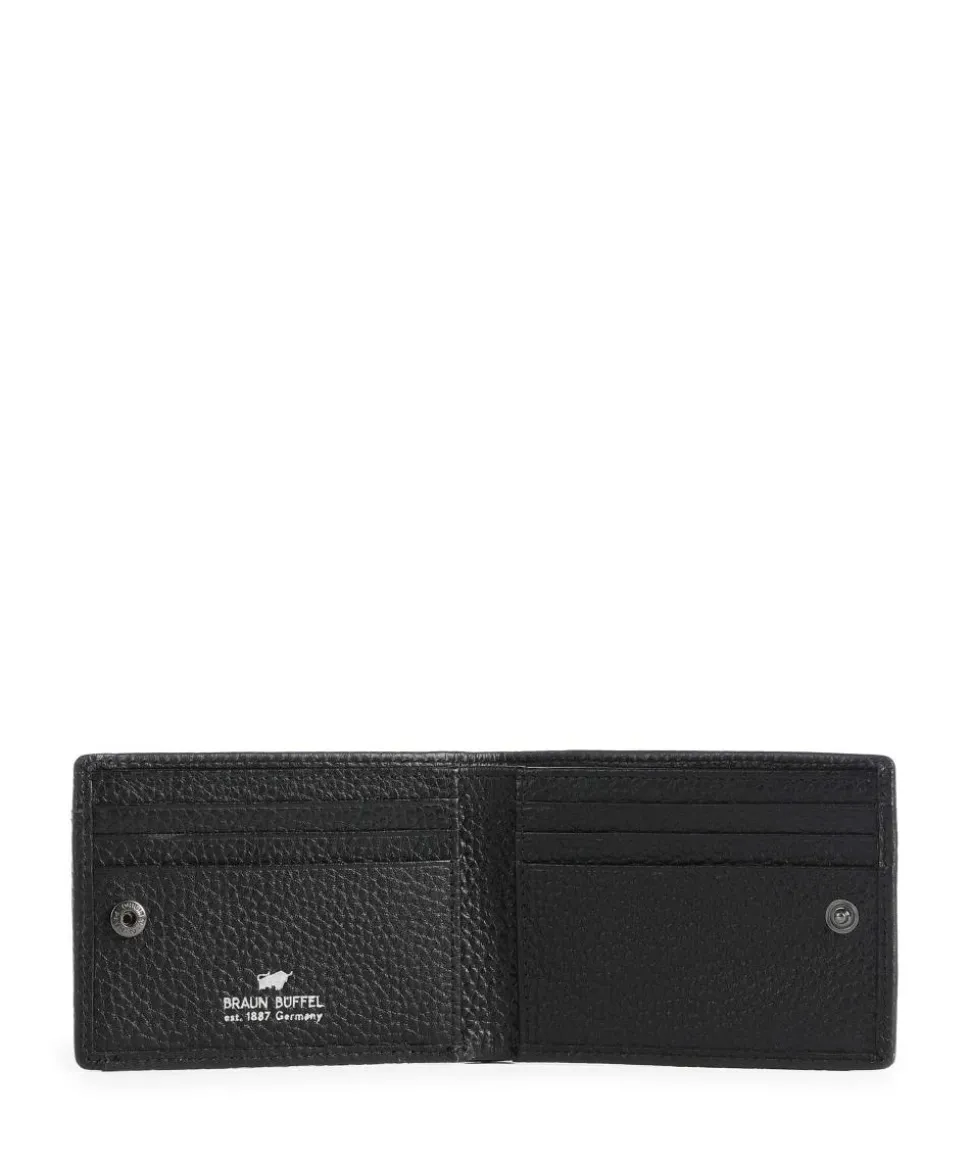 Theo RFID Geldbörse genarbtes Rindsleder schwarz