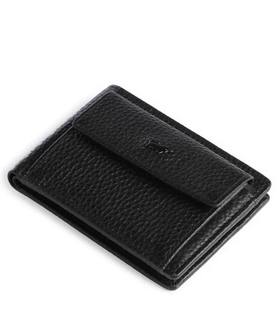 Theo RFID Geldbörse genarbtes Rindsleder schwarz