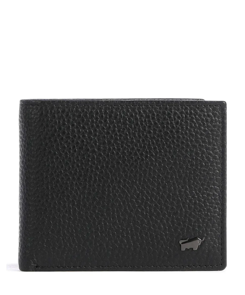 Theo RFID Geldbörse genarbtes Rindsleder schwarz