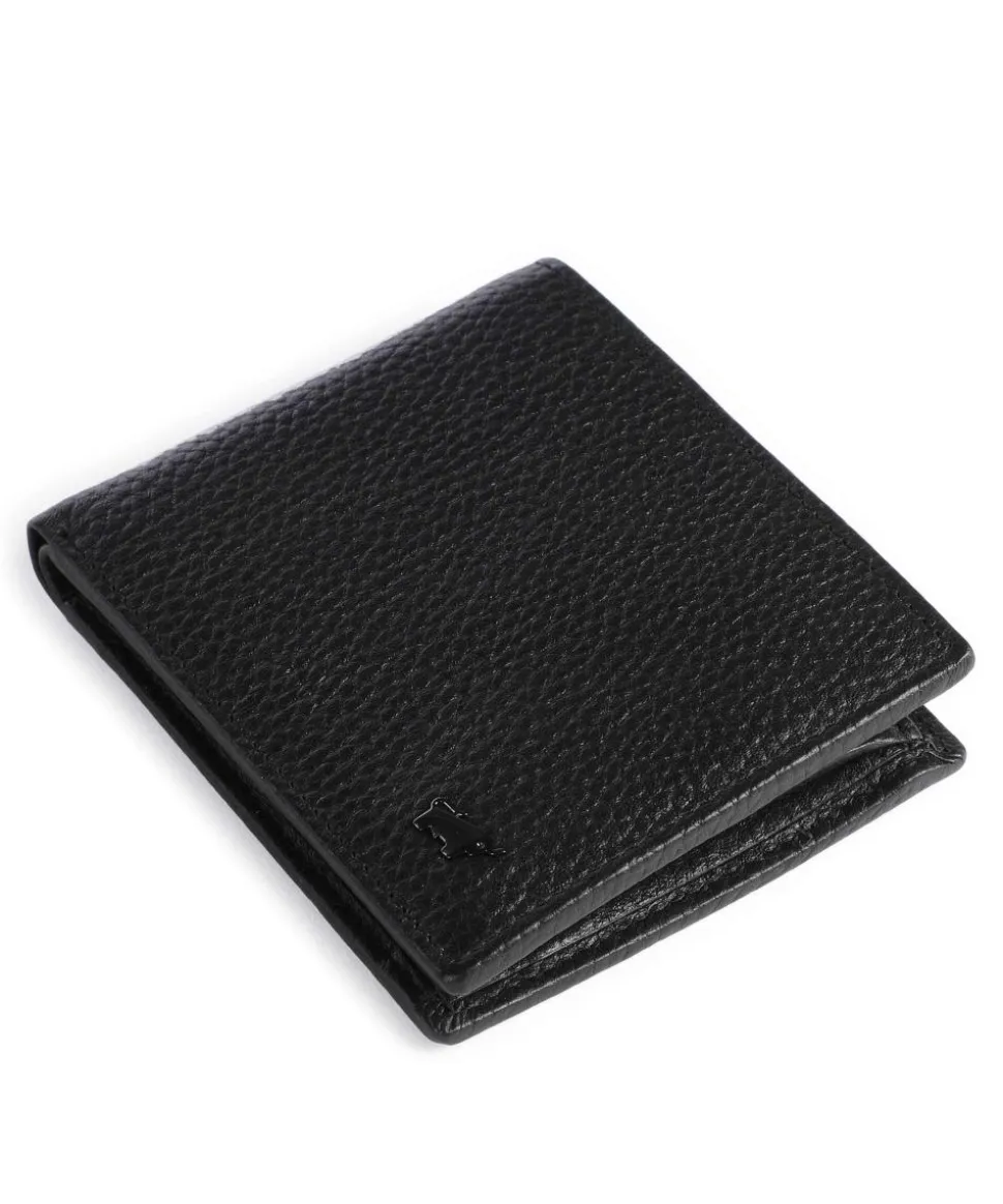 Theo RFID Geldbörse genarbtes Rindsleder schwarz