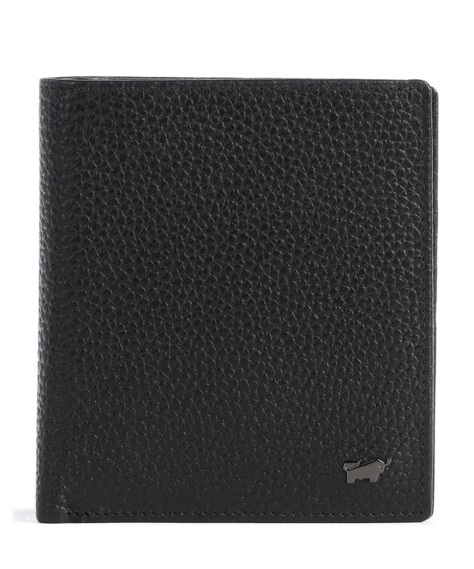 Theo RFID Geldbörse genarbtes Rindsleder schwarz