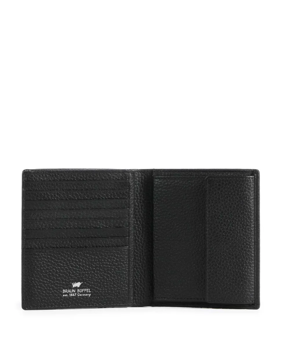 Theo RFID Geldbörse genarbtes Rindsleder schwarz