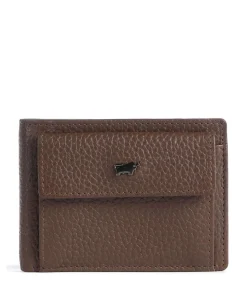 Theo RFID Geldbörse genarbtes Rindsleder dunkelbraun