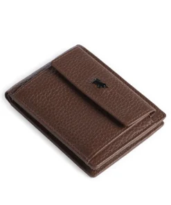 Theo RFID Geldbörse genarbtes Rindsleder dunkelbraun