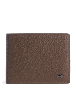 Theo RFID Geldbörse genarbtes Rindsleder dunkelbraun