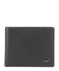Theo RFID Geldbörse genarbtes Rindsleder dunkelgrau