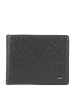 Theo RFID Geldbörse genarbtes Rindsleder dunkelgrau