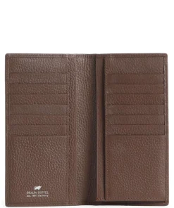 Theo RFID Kreditkartenetui genarbtes Rindsleder dunkelbraun