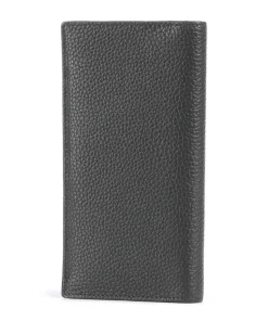 Theo RFID Kreditkartenetui genarbtes Rindsleder dunkelgrau