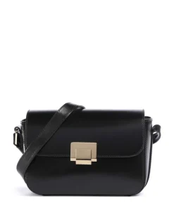 Thora S Umhängetasche Kalbsleder schwarz