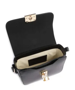 Thora S Umhängetasche Kalbsleder schwarz