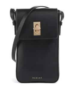 Threadneedle Street Handytasche fein genarbtes Rindsleder schwarz