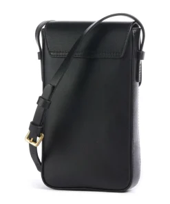 Threadneedle Street Handytasche fein genarbtes Rindsleder schwarz
