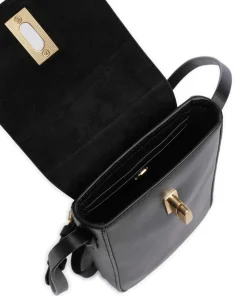 Threadneedle Street Handytasche fein genarbtes Rindsleder schwarz