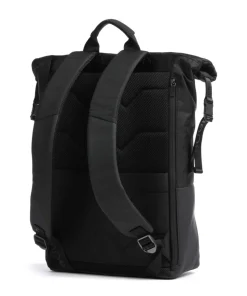 Tignes Leon Rolltop Rucksack 14″ Polyester schwarz