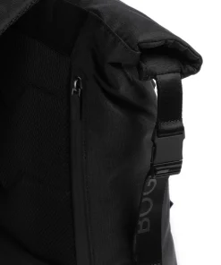 Tignes Leon Rolltop Rucksack 14″ Polyester schwarz