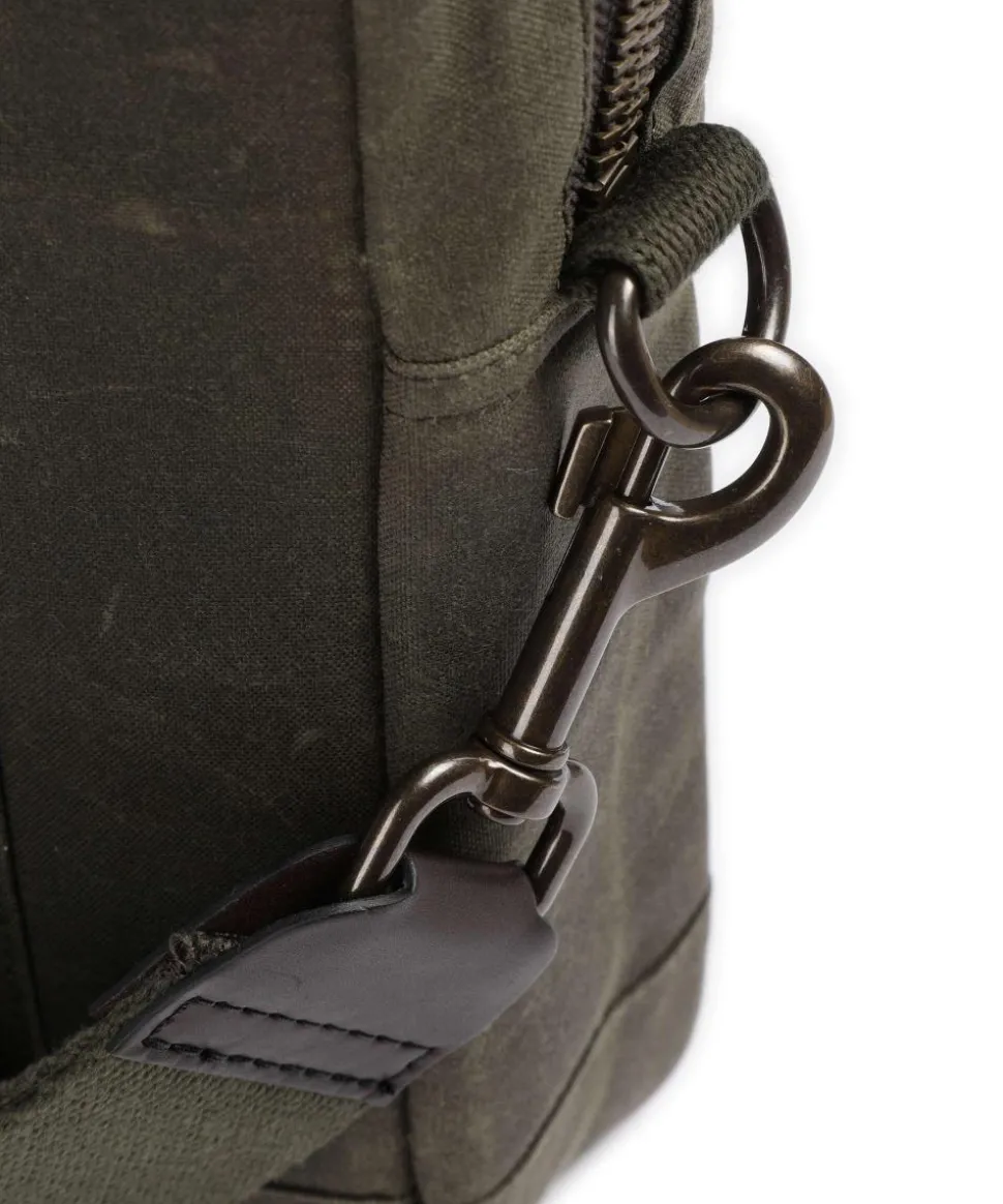 Tin Cloth Aktentasche 15″ Baumwolle dunkelgrün