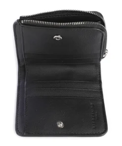 TONI Silverstone Geldbörse fein genarbtes Leder dunkelgrau