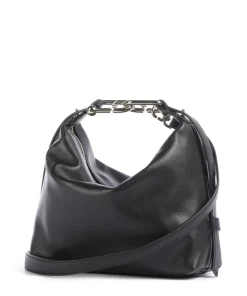 Tonie Mini Handtasche fein genarbtes Leder schwarz