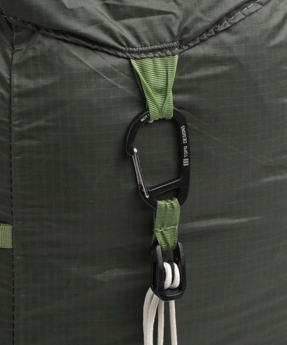 TopoLite 16L Wanderrucksack recyceltes Nylon olivgrün