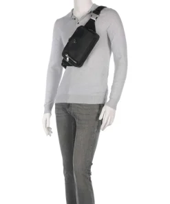 Torino Gürteltasche Lederimitat schwarz