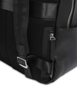 Torino Rucksack 13″ Lederimitat schwarz