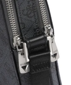 Torino Umhängetasche Lederimitat dunkelgrau