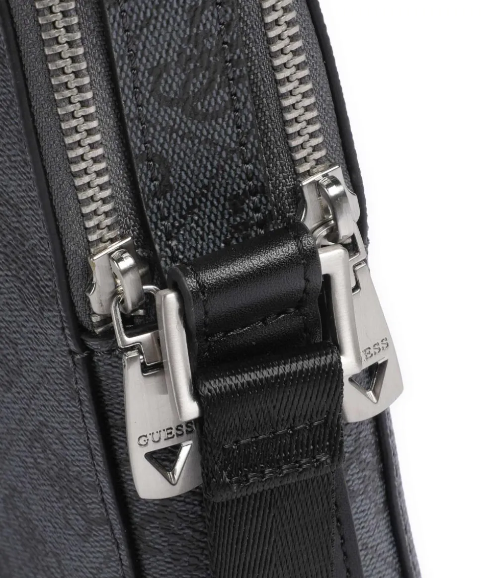 Torino Umhängetasche Lederimitat dunkelgrau