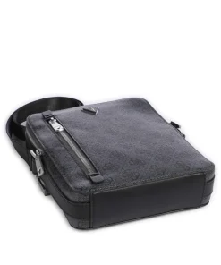 Torino Umhängetasche Lederimitat dunkelgrau