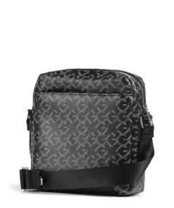 Torino Umhängetasche Lederimitat schwarz