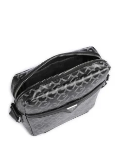 Torino Umhängetasche Lederimitat schwarz