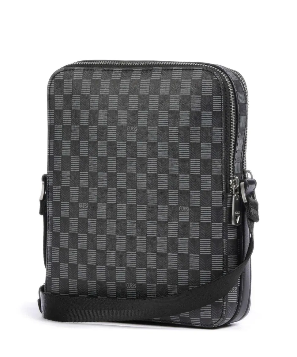 Torino Umhängetasche Lederimitat schwarz