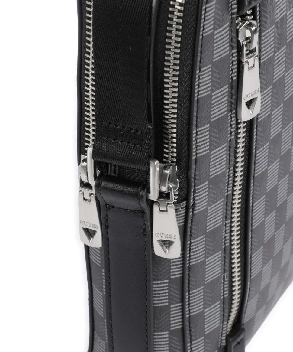 Torino Umhängetasche Lederimitat schwarz