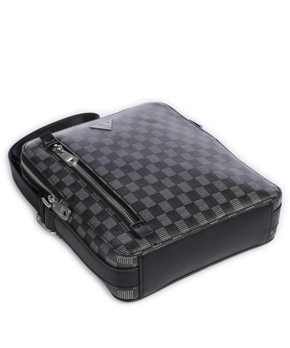 Torino Umhängetasche Lederimitat schwarz