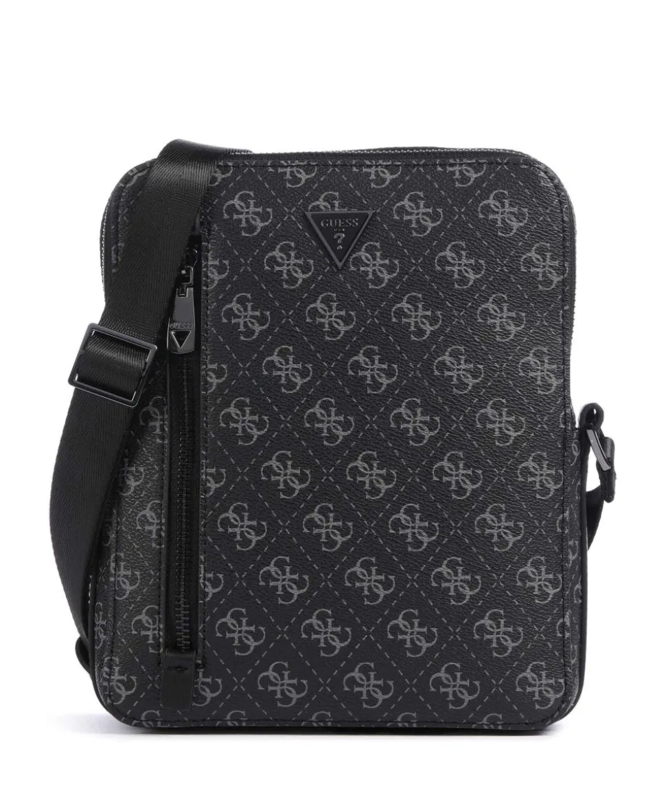 Torino Umhängetasche Lederimitat schwarz