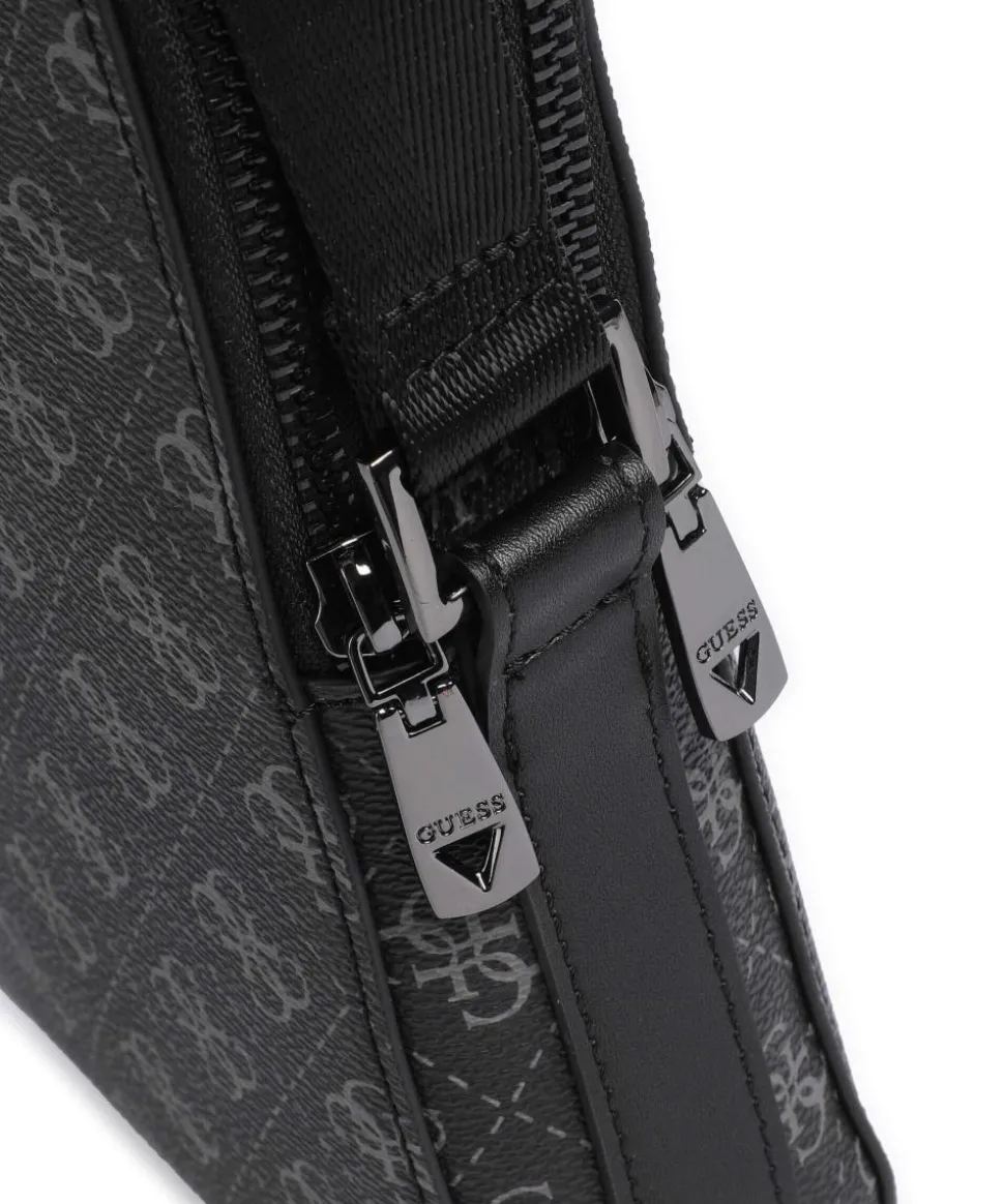 Torino Umhängetasche Lederimitat schwarz