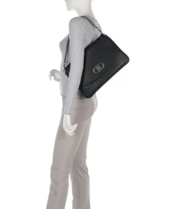 Tormalina Schultertasche Lederimitat schwarz