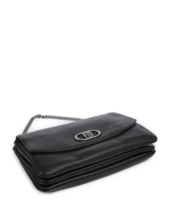 Tormalina Schultertasche Lederimitat schwarz