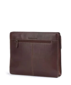 Toscana Mappe fein genarbtes Rindsleder braun