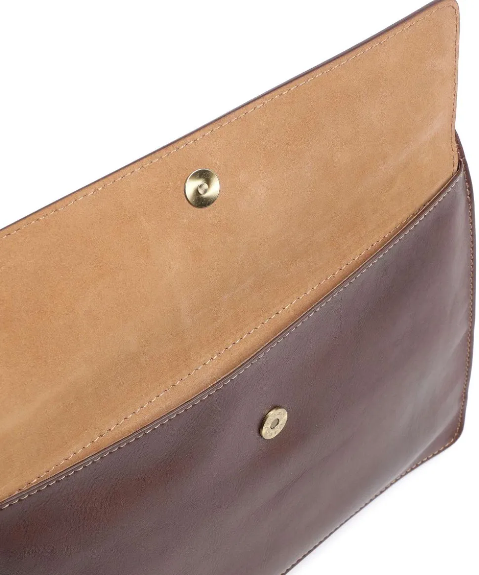 Toscana Mappe fein genarbtes Rindsleder braun