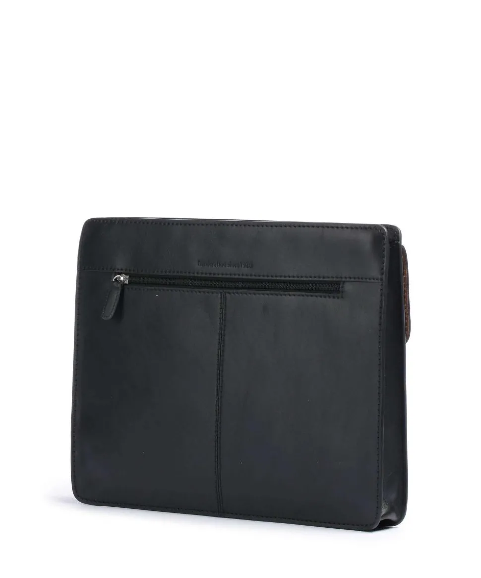 Toscana Mappe fein genarbtes Rindsleder schwarz