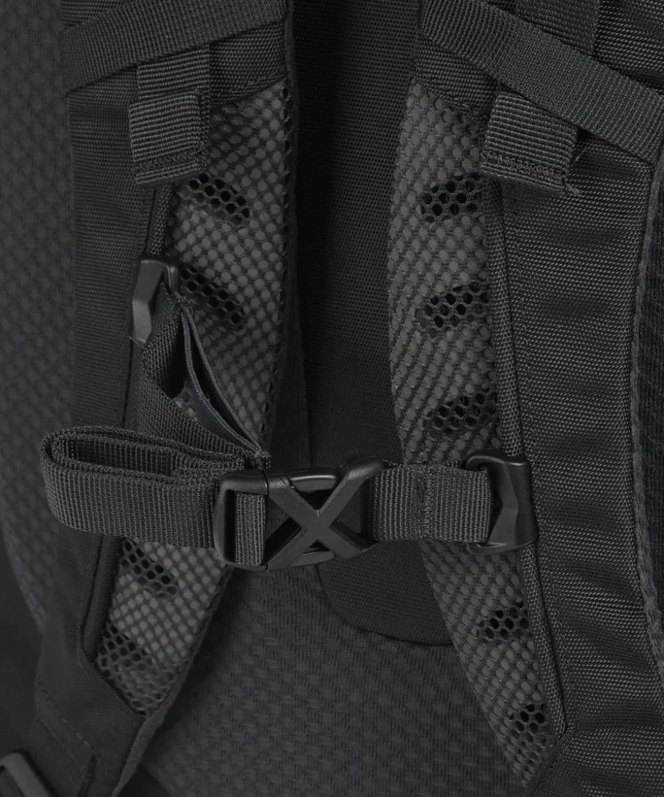 Tour 55 Reiserucksack recyceltes Ripstop-Nylon schwarz