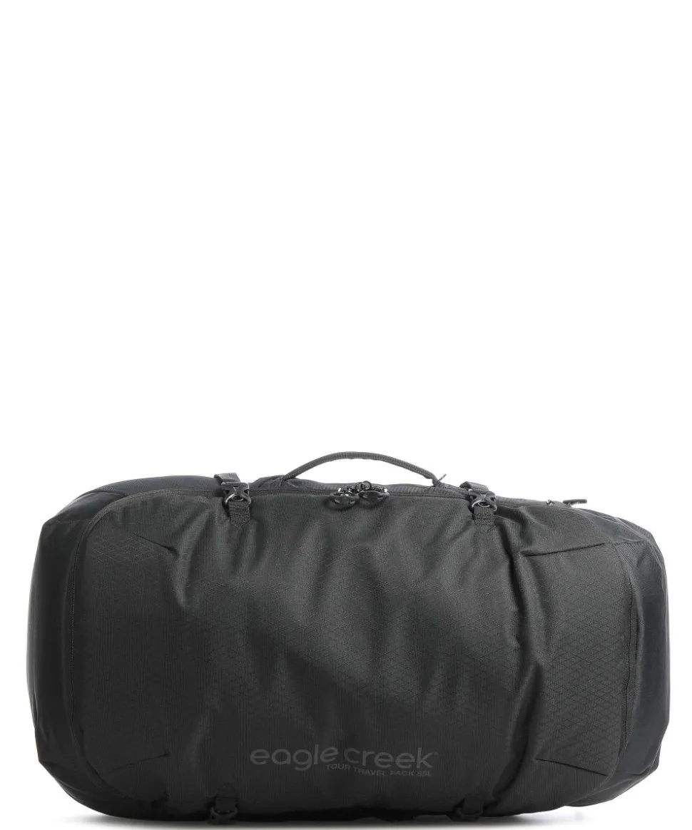 Tour Travel Pack 55 S/M Reiserucksack 15″ recyceltes Ripstop-Polyester schwarz