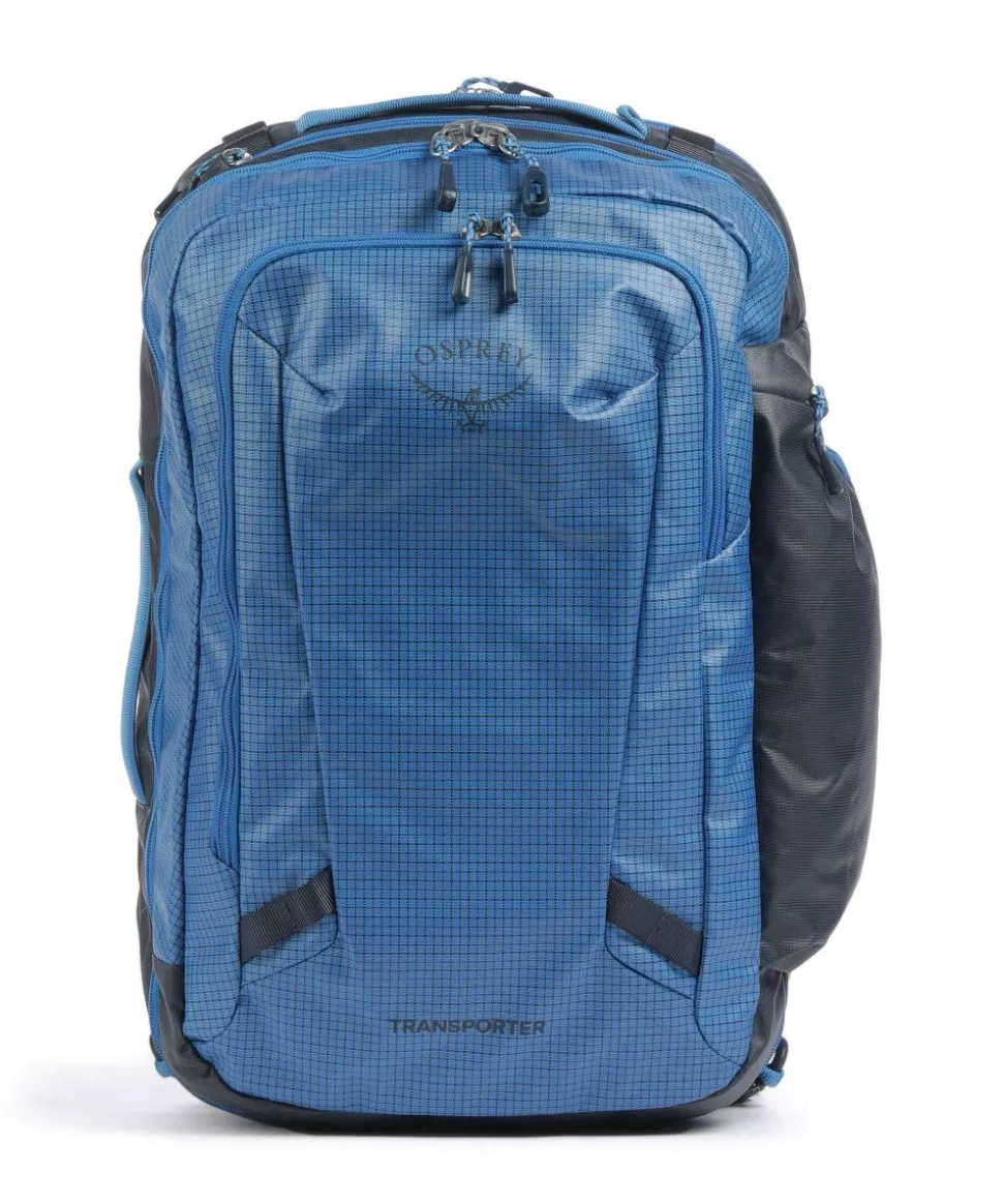Transporter 44 Reiserucksack 17″ recyceltes Nylon blau