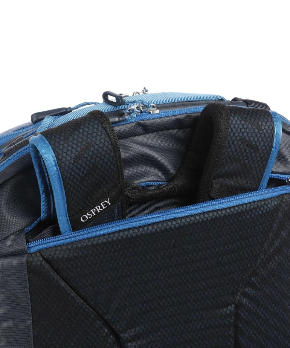 Transporter 44 Reiserucksack 17″ recyceltes Nylon blau