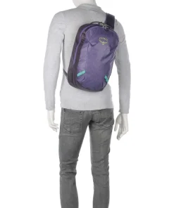 Transporter Slingbag recyceltes Nylon flieder