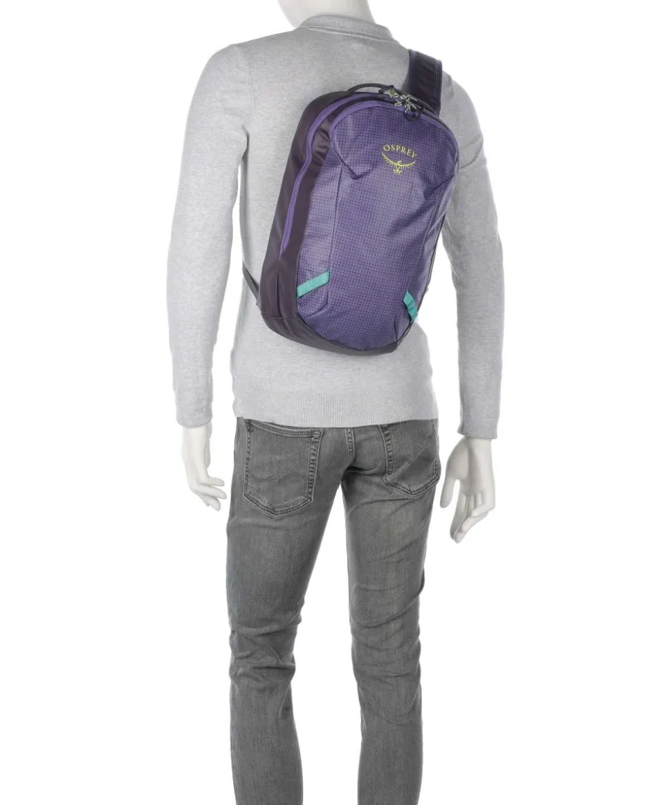 Transporter Slingbag recyceltes Nylon flieder