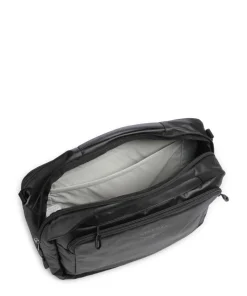 Transporter Umhängetasche recyceltes Nylon schwarz