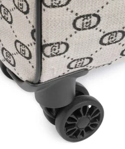 Travel 4-Rollen Trolley beige/schwarz 57 cm