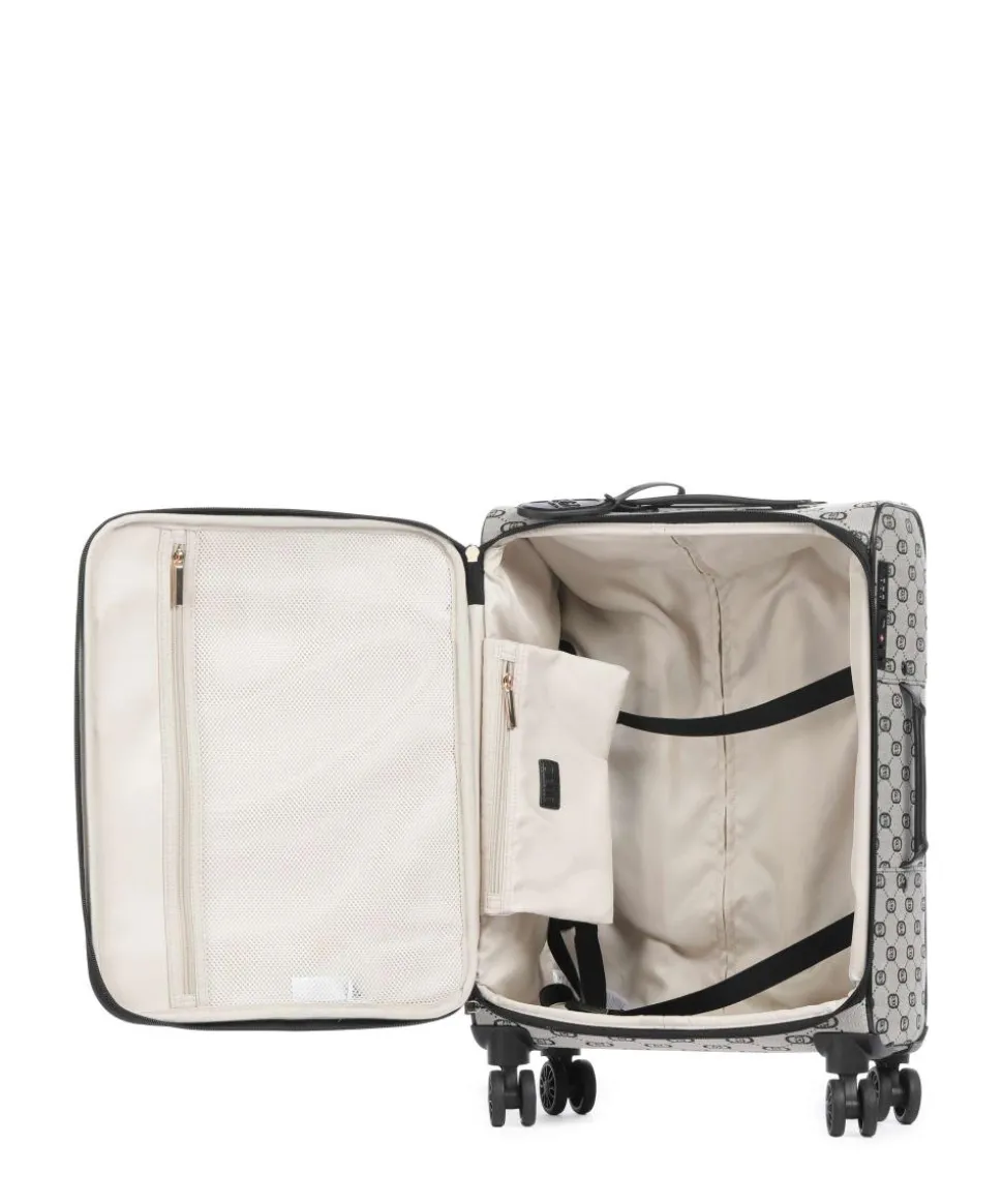 Travel 4-Rollen Trolley beige/schwarz 57 cm